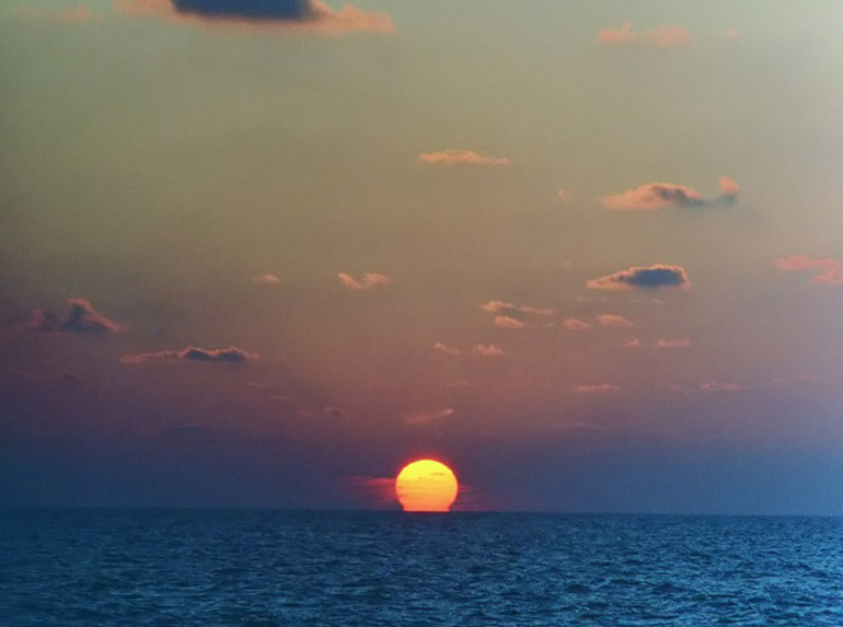 Sunset Mirage 2; Alexandria, Egypt - by: Aymen Ibrahem (Zenith 200mm, F22, 1/500 second exposure, Kodak Ultra 400)