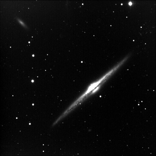 NGC 4565 by Jim Peterson - Image from New Mexico Sky's 14 inch SCT f11 with Apogee CCD.