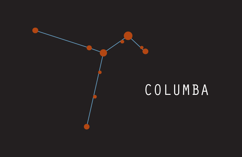 Constellations - Columba (Dove)