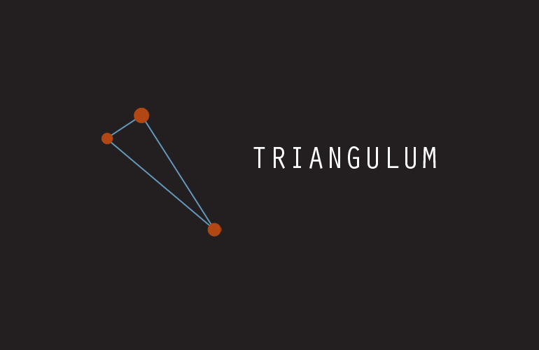Constellations - Triangulum (Triangle)
