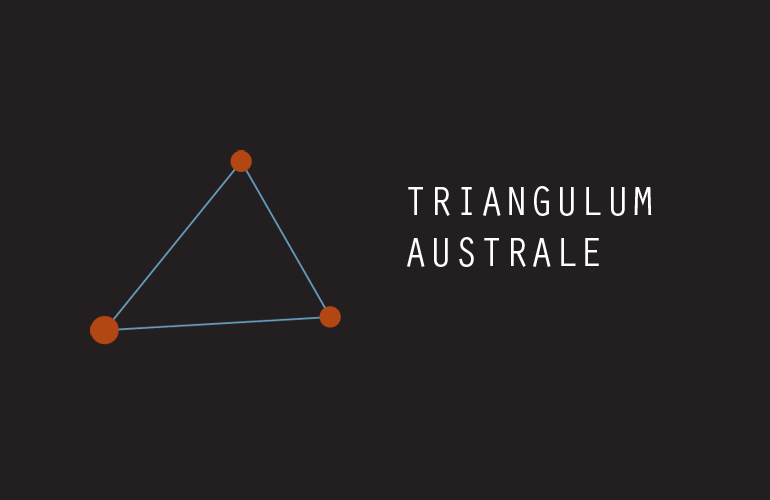 Constellations - Triangulum Australis (Southern Triangle)