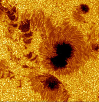 Sunspot Closeup