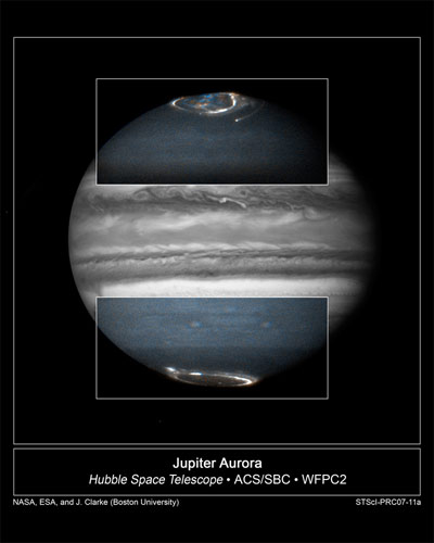 Jupiter from Hubble and New Horizons
