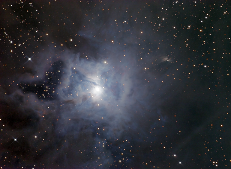 The Iris Nebula - additional color and luminance data.
