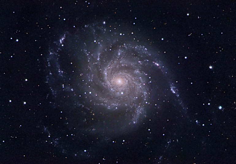 M101 - the Pinwheel Galaxy.