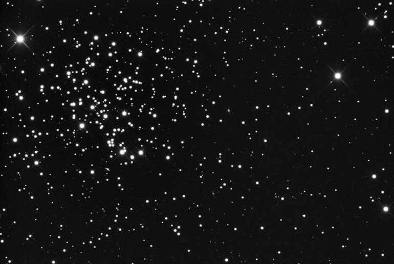 This is open cluster M67. This is a composite of 18 monochromatic images.