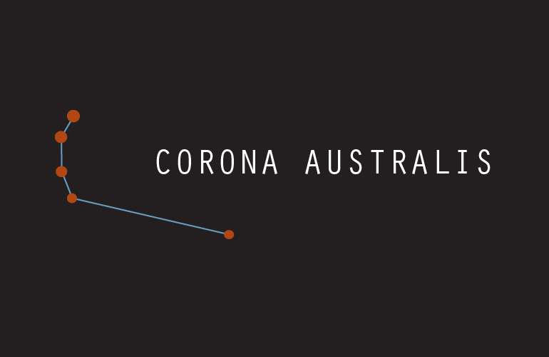 Constellations - Corona Australis (Southern Crown)