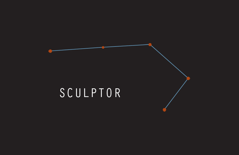 Constellations - Sculptor (Sculptor's Tool)