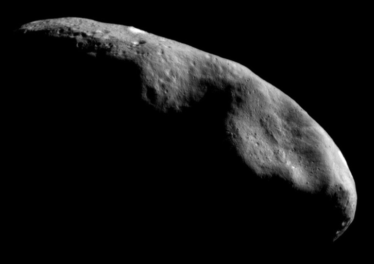 Our best image of an asteroid - asteroid Eros.