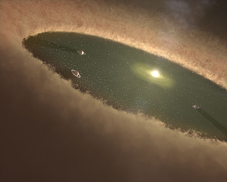 Gap in Protoplanetary Disk