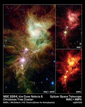 The Christmas Tree Cluster - Spitzer Space Telescope